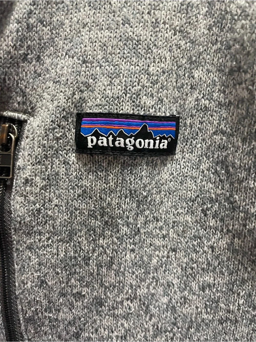 Patagonia Men’s Gray Full-Zip Fleece Jacket